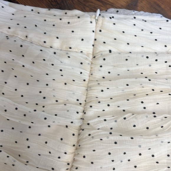 Sabina Musayev Fiora Skirt. Ivory with black polka dots. Small and Large. NWT. - Picture 5 of 10